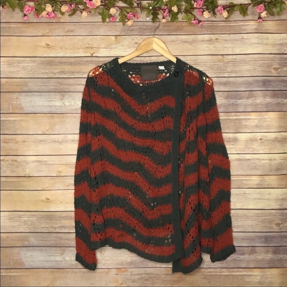 Anthropologie Guinevere Loose Stripe Cardigan